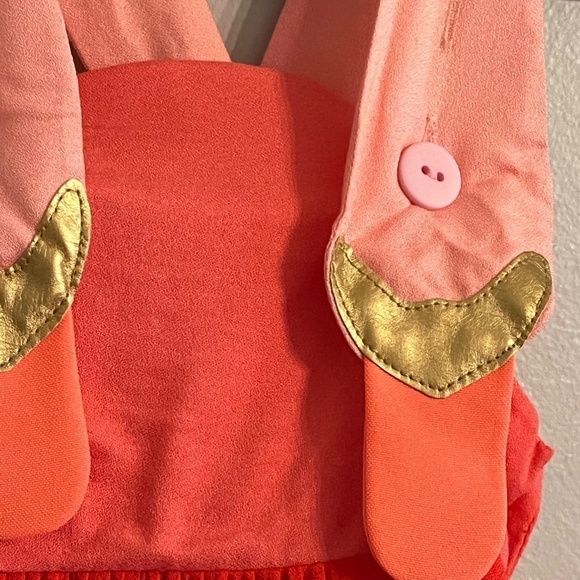 Bang Bang Copenhagen Girls Dress Size 2-3Y Summer Color Bird Red Pink Maxi Cute - Picture 6 of 12